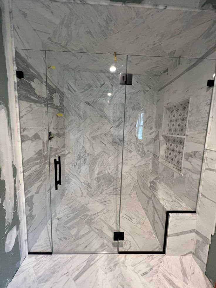 Bathroom & Shower & Profile Glass Partition 6